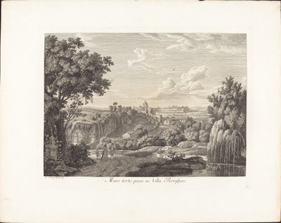 Crooked Wall, Taken in Villa Borghese by Albert Christoph Dies