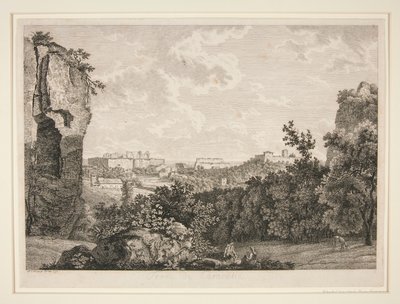 The Baths of Caracalla, Rome by Albert Christoph Dies