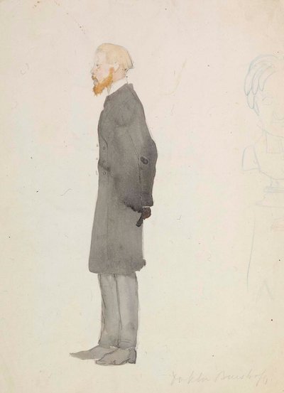 Caricature of Doctor Buistroff by Albert Edelfelt