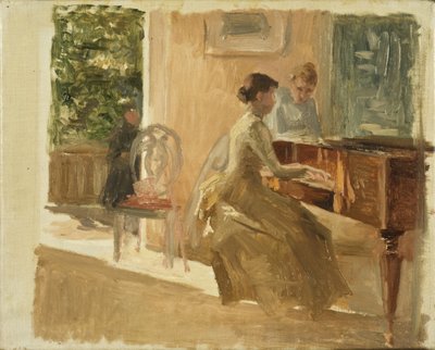In the Drawing-room at Haiko by Albert Edelfelt