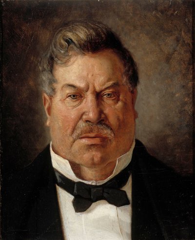 Portrait of August Streng by Albert Edelfelt