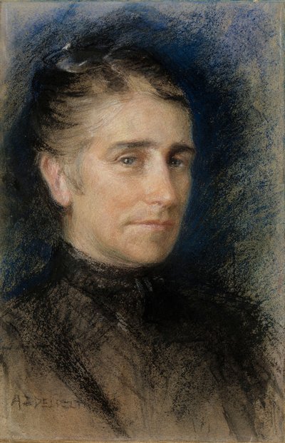 Portrait of Mrs. Emilie Krohn by Albert Edelfelt