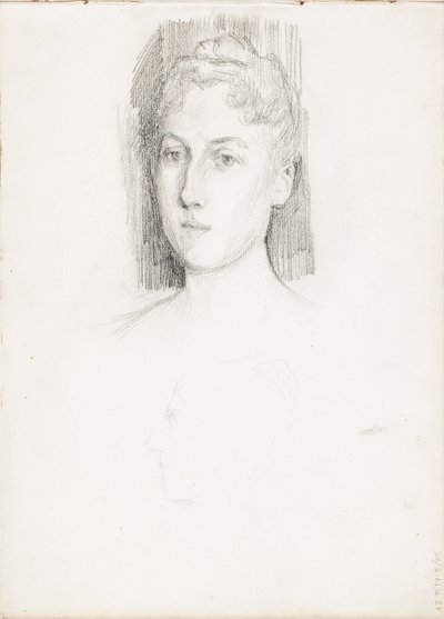 Portrait of a Woman by Albert Edelfelt
