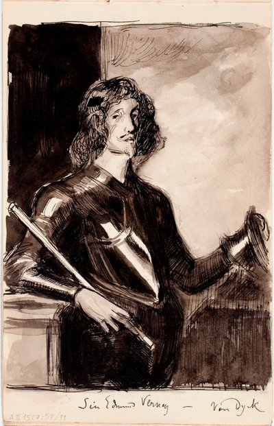 Sir Edmund Verney, Copy after Anthony van Dyck by Albert Edelfelt