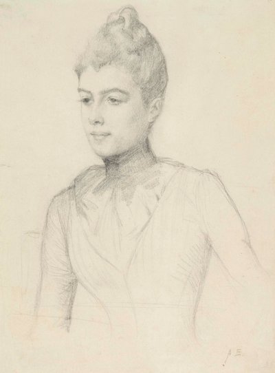 Study for the Portrait of Elisabeth Marti (née Grosjean); Woman