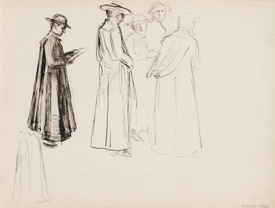 Clergy by Albert Edelfelt