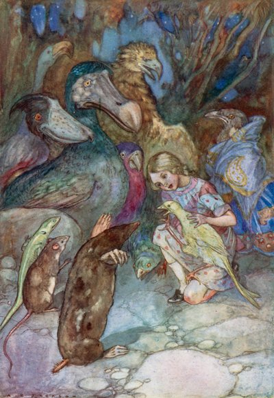 Illustration for Alice in Wonderland by Albert Edward Jackson