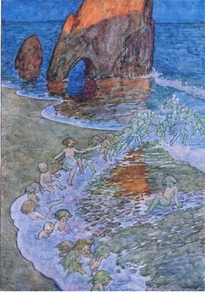 They put him in the middle and danced around him, from The Water Babies by Albert Edward Jackson