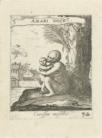 Monkey and Child by Albert Flamen