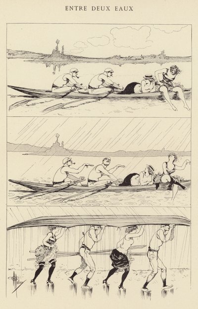 Between Two Waters by Albert Guillaume