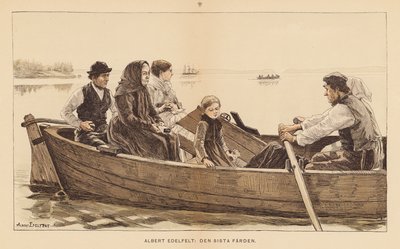 The Last Journey by Albert Gustaf Aristides (after) Edelfelt