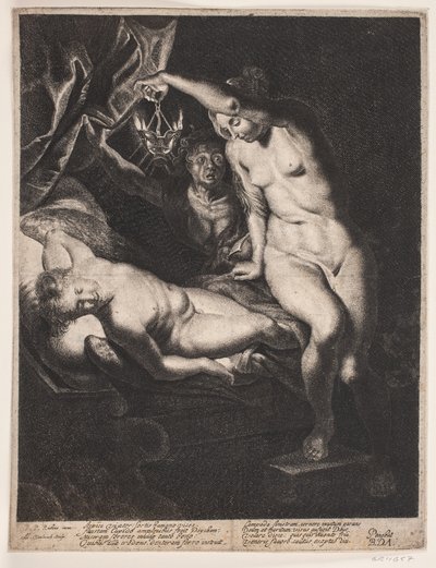 Psyche and the Sleeping Amor by Albert Haelwegh