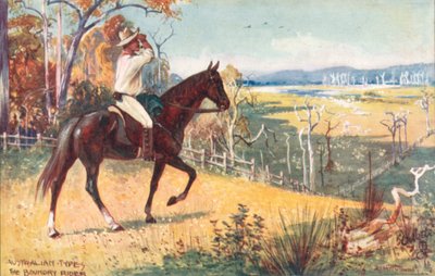 Australian types: Boundary Rider by Albert Henry Fullwood