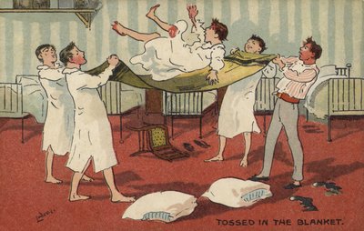 Tossed in a Blanket by Albert Jnr. Ludovici