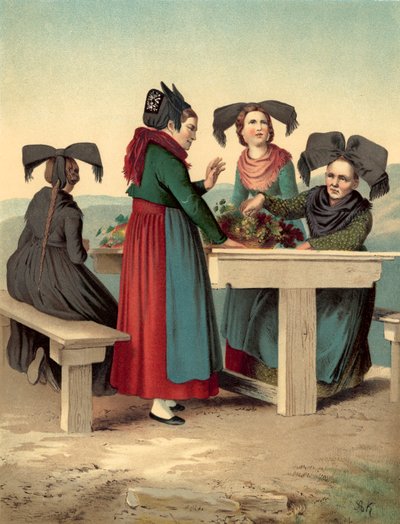 German Costume, Baden, Stauffen u Mullheim by Albert Kretschmer