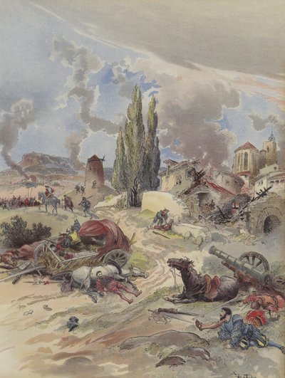 Devastation of Provence by Albert Robida