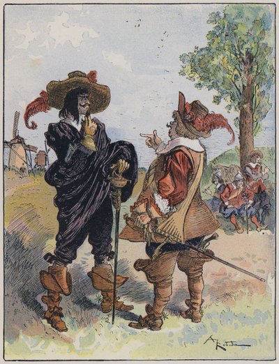 Illustration for Le Capitaine Bellormeau by Albert Robida