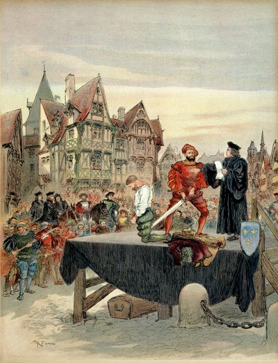 Jean de Poitiers, Seigneur of Saint Vallier by Albert Robida
