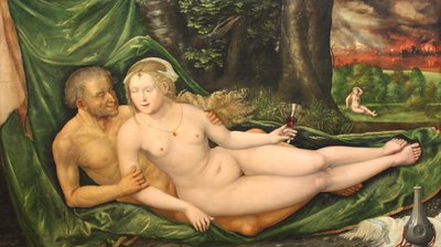 Lot and His Daughters by Albrecht Altdorfer