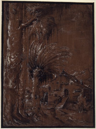 Landscape with Watermill by Albrecht Altdorfer