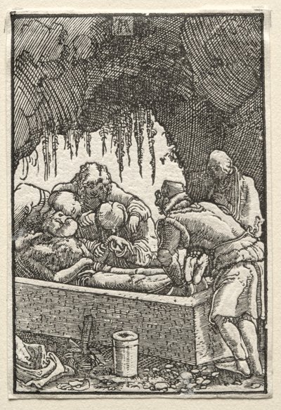 The Fall and Redemption of Man: Burial of Christ by Albrecht Altdorfer