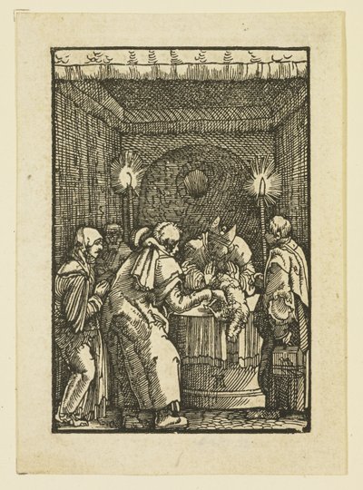 The High Priest Refusing the Offering of Joachim by Albrecht Altdorfer