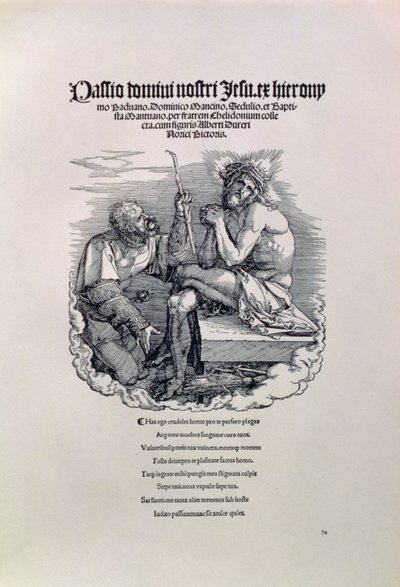 A Roman soldier mocking Christ, with the artist