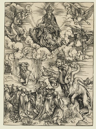 Beast with Two Horns Like a Lamb by Albrecht Dürer