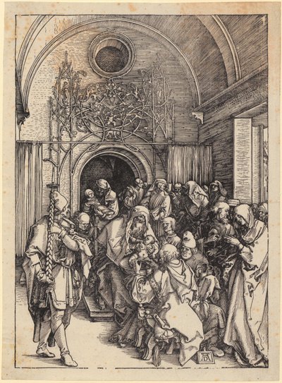 Circumcision of Christ, Plate 11 from the Series "The Life of Mary" by Albrecht Dürer