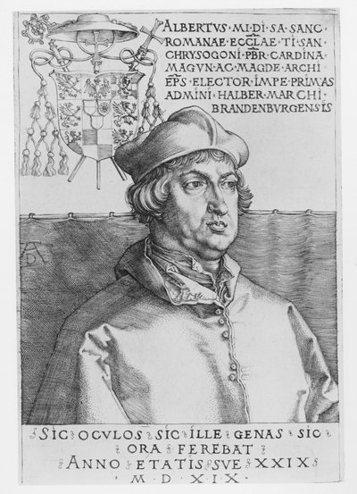 Cardinal Albrecht of Brandenburg by Albrecht Dürer