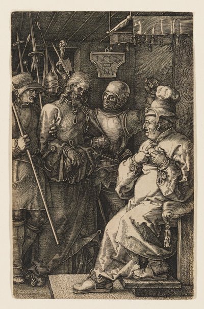 Christ Before Caiaphas by Albrecht Dürer