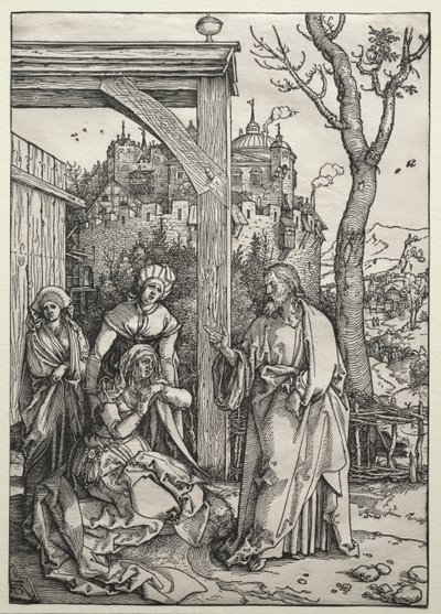 Christ Taking Leave of His Mother, c. 1504-1505 by Albrecht Dürer