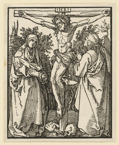 Christ on the Cross with Mary and John by Albrecht Dürer