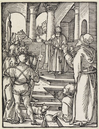 Christ Before Pilate by Albrecht Dürer