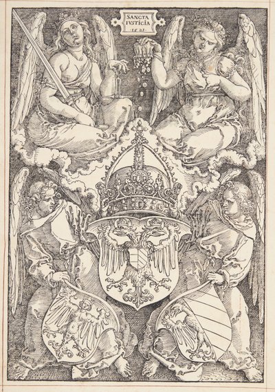 Coat-of-Arms of the Empire and the City of Nuremberg by Albrecht Dürer
