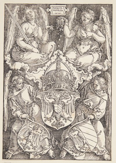 Coat-of-Arms of the Empire and the City of Nuremberg by Albrecht Dürer