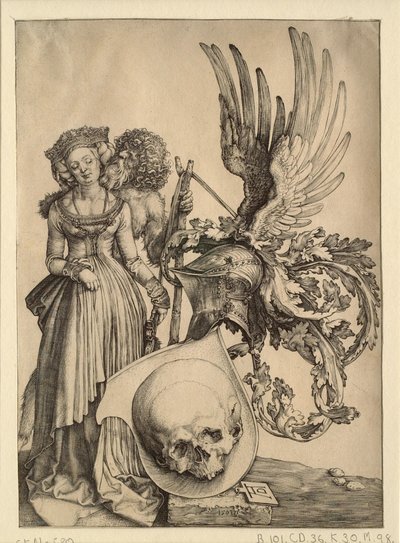 Coat-of-Arms with a Skull by Albrecht Dürer