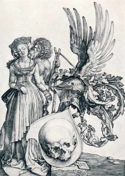 Coat of Arms with a Skull, 1503 1906 by Albrecht Dürer