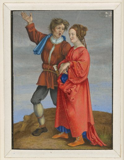 The Farmer and His Wife by Albrecht Dürer