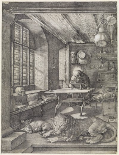 Saint Jerome in His Study by Albrecht Dürer