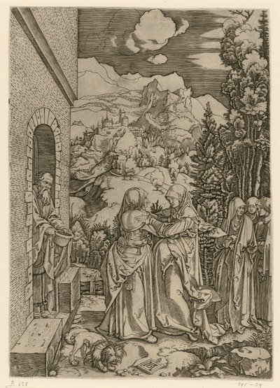 The Visitation (Life of Mary) by Albrecht Dürer