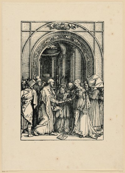 The Betrothal of Mary (Life of Mary) by Albrecht Dürer