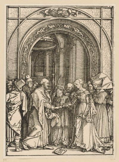The Betrothal of Mary (Life of Mary) by Albrecht Dürer