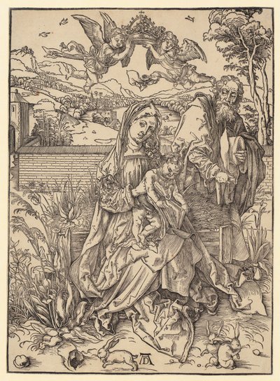 Holy Family with the Three Hares by Albrecht Dürer