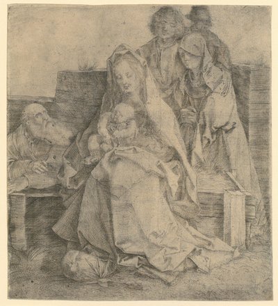 Holy Family, Six Figures by Albrecht Dürer