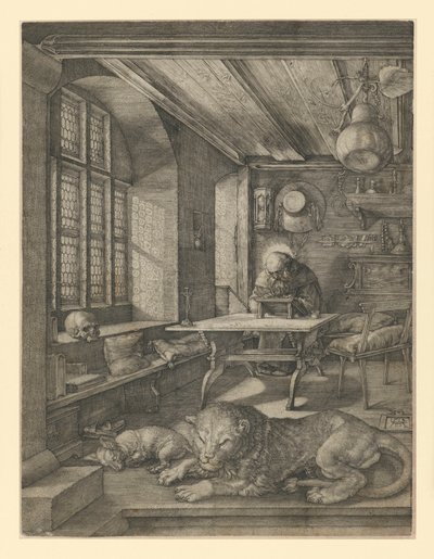 Saint Jerome in His Study by Albrecht Dürer
