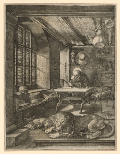 Saint Jerome in His Study by Albrecht Dürer