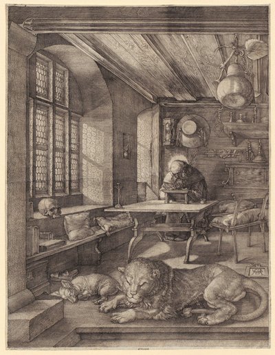 Saint Jerome in His Study by Albrecht Dürer