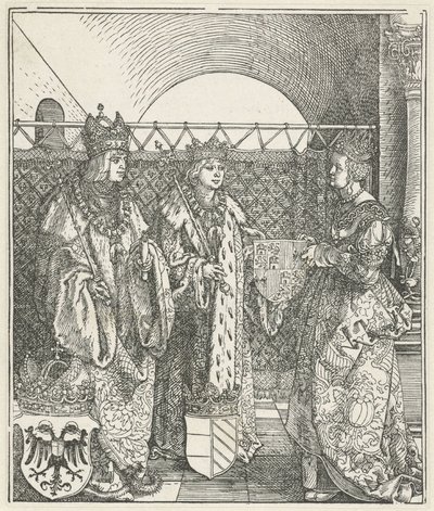 The Spanish Marriage: Philip the Handsome Marries Joanna of Castile by Albrecht Dürer