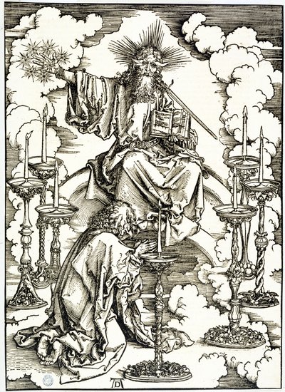 The Apocalypse (Latin Edition): The Vision of the Seven Candlesticks (Bartsch 62) by Albrecht Dürer